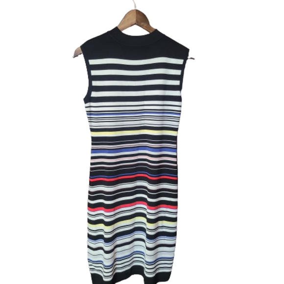 NWOT Halogen Sleeveless Striped Knit Dress - Picture 2 of 2